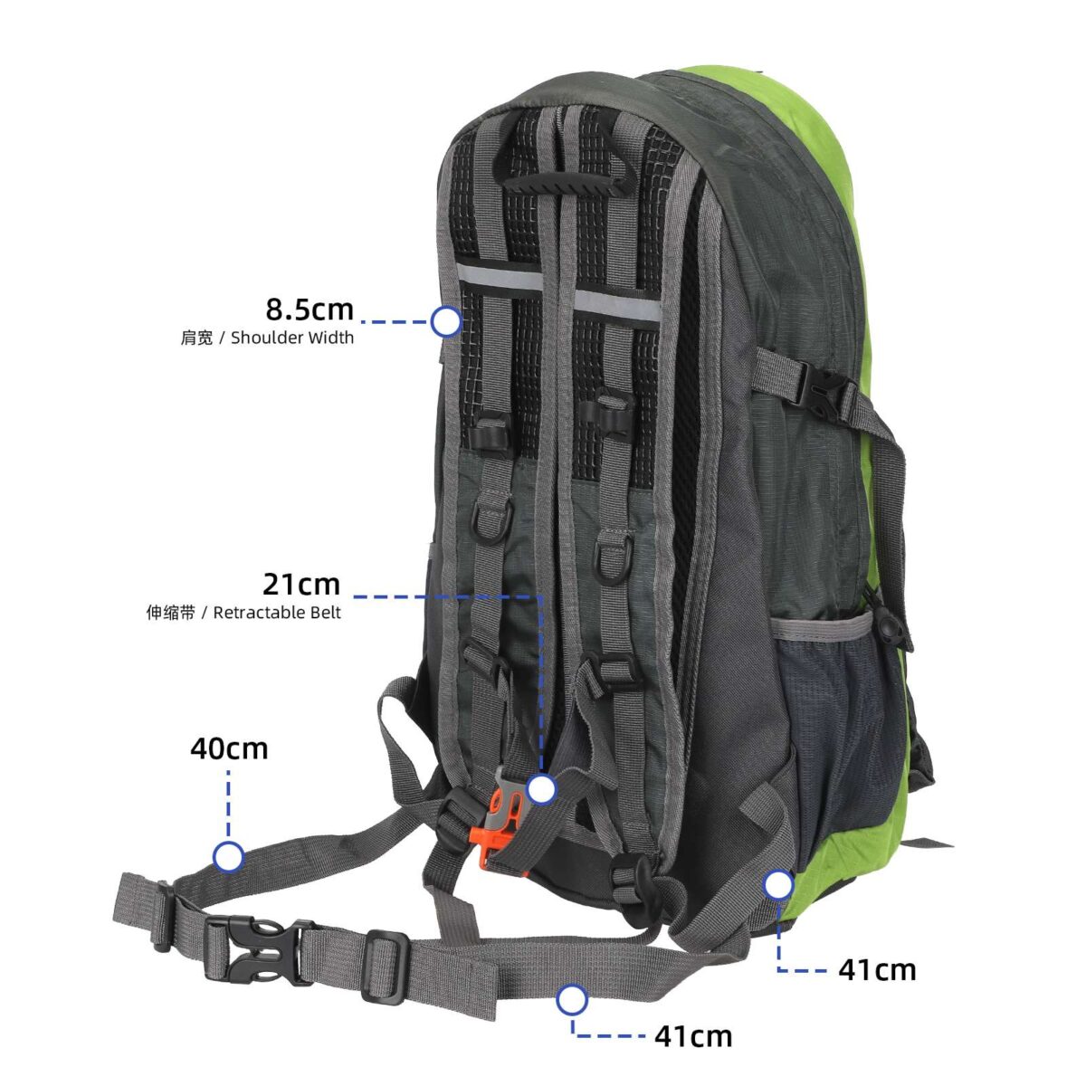 Mochila con intermitentes LED y control remoto - Imagen 3