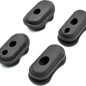 Juego de 4 piezas de silicona gris oscuro