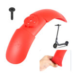 Guardabarros delantero Ulip rojo con goma para patinetes xiaomi - Imagen 5