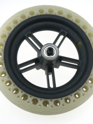 Llanta M365 de 8,5 pulgadas con neumático sólido de panal de abeja con patrón de 8 1/2 x 2 (color verde fluorescente)