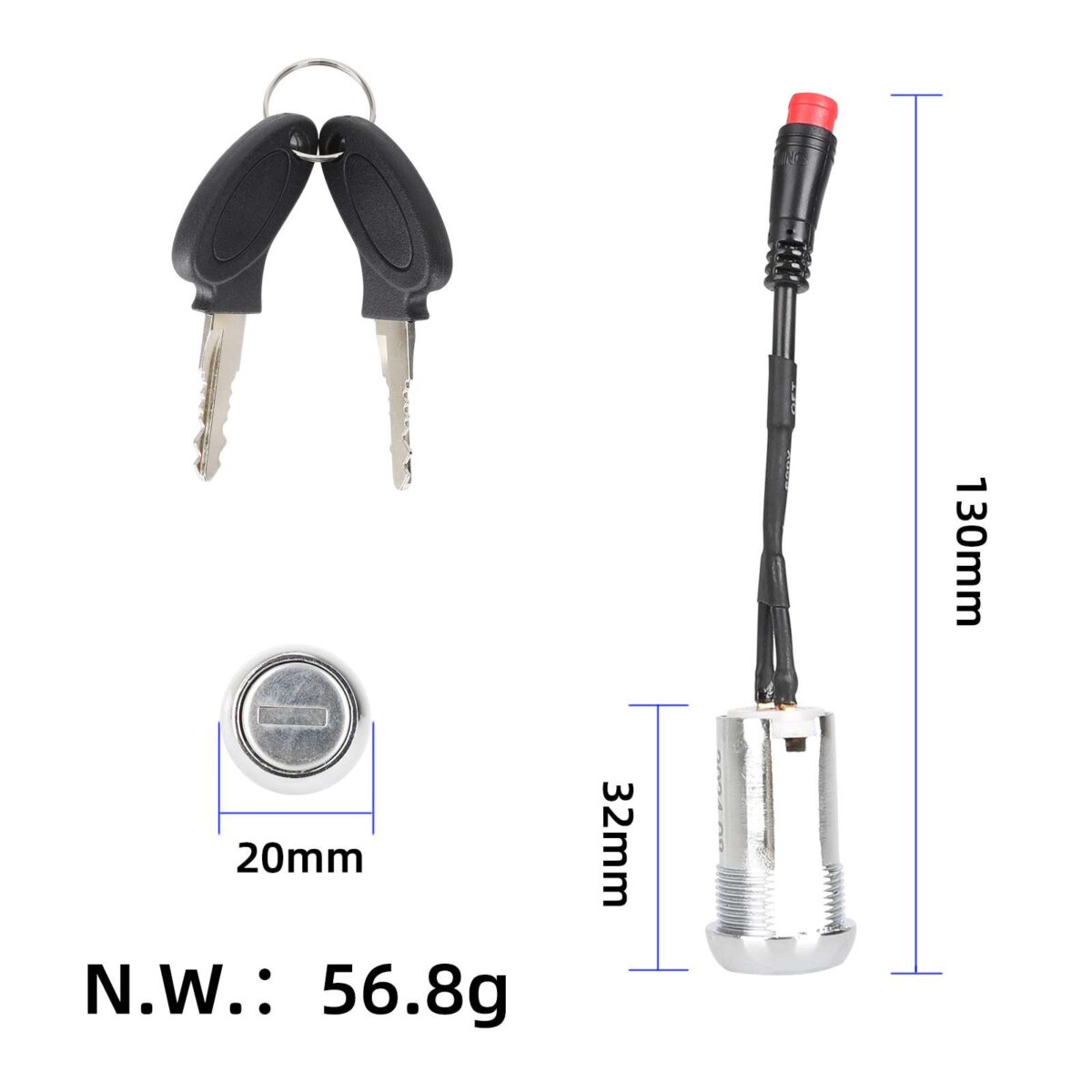 Cerradura eléctrica Silver KukirinG3Pro - Imagen 2