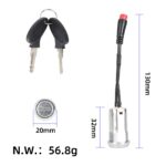 Cerradura eléctrica Silver KukirinG3Pro - Imagen 2