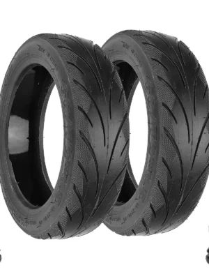 Neumáticos autorreparables Innova 60/70-6.5 con válvula y boquilla de aire (2 juegos)