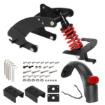Suspensión trasera Ulip negra y roja para patinete eléctrico Kuickwheel S1-C/S1-C Pro