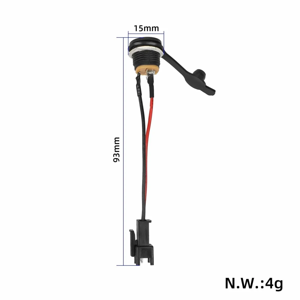 Toma de carga DC2.1 con terminal SM para Kugoo S1 - Imagen 2