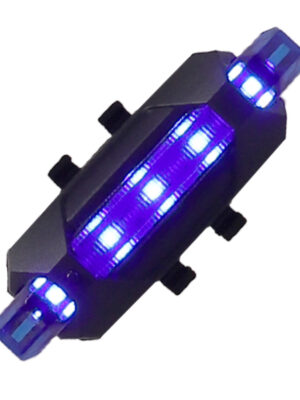 Luz trasera de advertencia lateral de carga USB azul