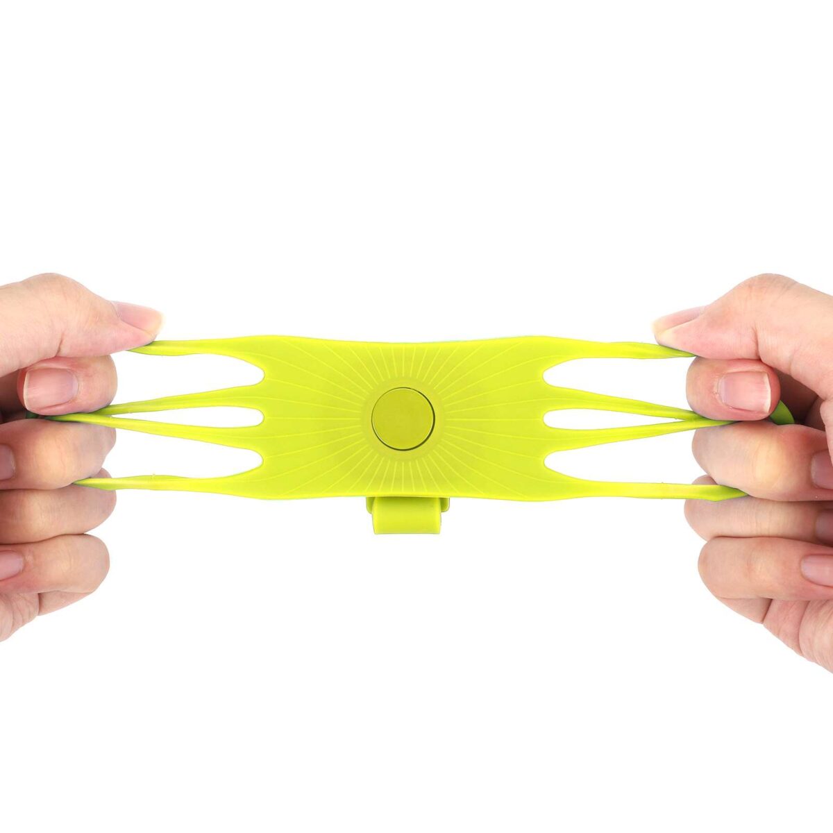 Soporte multifuncional de silicona para teléfono móvil amarillo - Imagen 6