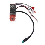 Placa de circuito roja con 5 conectores para scooters clon de Xiaomi - Imagen 2