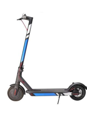 Adhesivo para la carrocería del patinete Xiaomi en color plata, azul y plateado