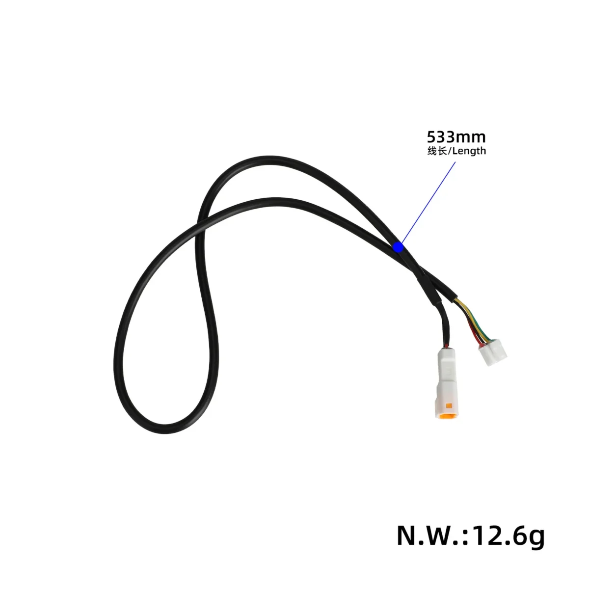 Cable de señal de giro delantera izquierda original del Segway Ninebot MAX G3/F3 - Imagen 2