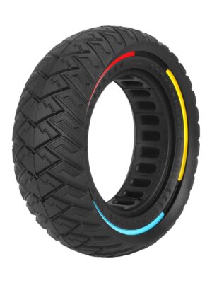 Neumático sólido todoterreno Ulip 8.5*3 con patrón de ala y círculo de tres colores para neumáticos de 134 mm de diámetro interior