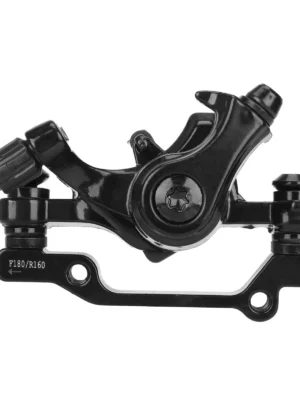 Bicicleta con freno de disco delantero de 180 mm/freno de disco trasero de 160 mm