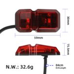 Luz trasera original de guardabarros trasero para scooter Aprilia eSR1 - Imagen 2