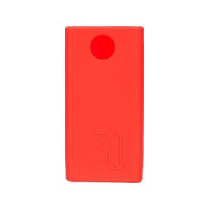 Funda protectora de silicona roja para batería externa ROMOSS PEA30