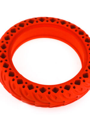 Neumático sólido de caucho de 8 1/2 x 2 (rojo)