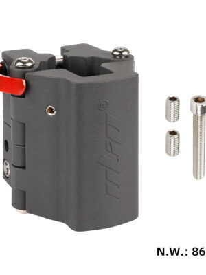 Fijaciones plegables Ulip grises para patinetes Xiaomi y Segway Ninebot series F y D