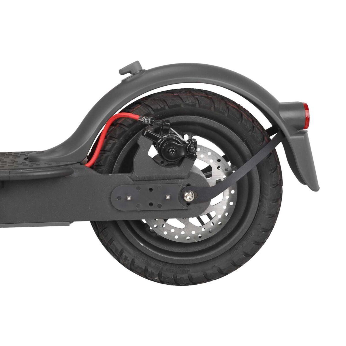 Kit de guardabarros trasero gris con luz, soporte metálico y gancho para patinete M365 Pro/Pro2 - Imagen 3