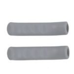 2 fundas de silicona para palanca de freno de color gris