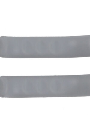 2 fundas de silicona para palanca de freno de color gris