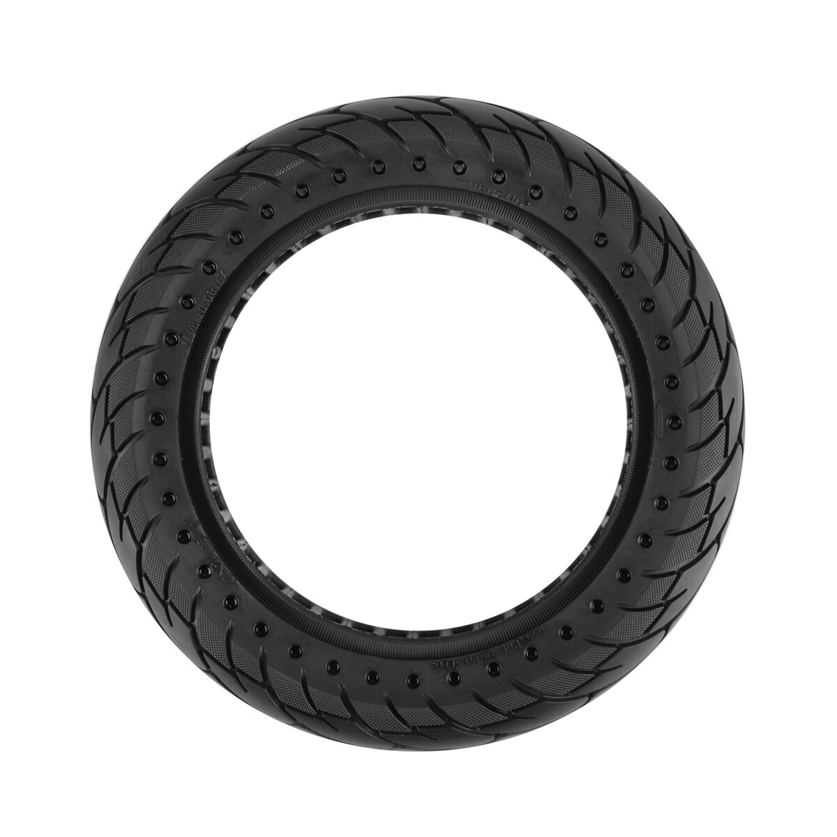 Neumático sólido negro 12*2.125 con ranura de 34 mm - Imagen 6