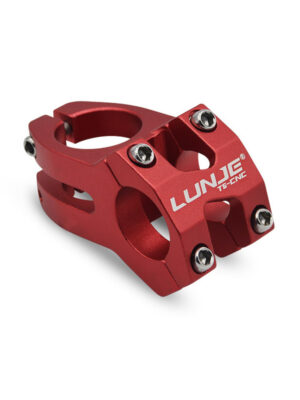 Elevador corto de bicicleta rojo de 25,4 mm