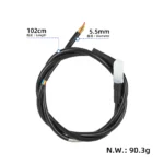 Cable de motor 3+6p con 8 cables (1 metro, 750 W, 1,5 cuadrados con cabezal impermeable de aviación) - Imagen 2