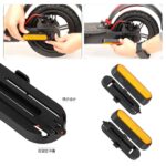 Juego de 2 luces intermitentes recargables amarillas Ulip + 1 luz trasera intermitente con control remoto para scooters Xiaomi 4Pro - Imagen 6