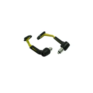 Manillar CNC para motocicleta amarillo y negro