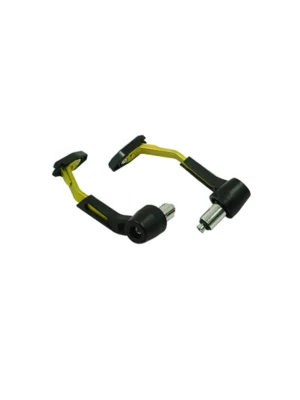 Manillar CNC para motocicleta amarillo y negro