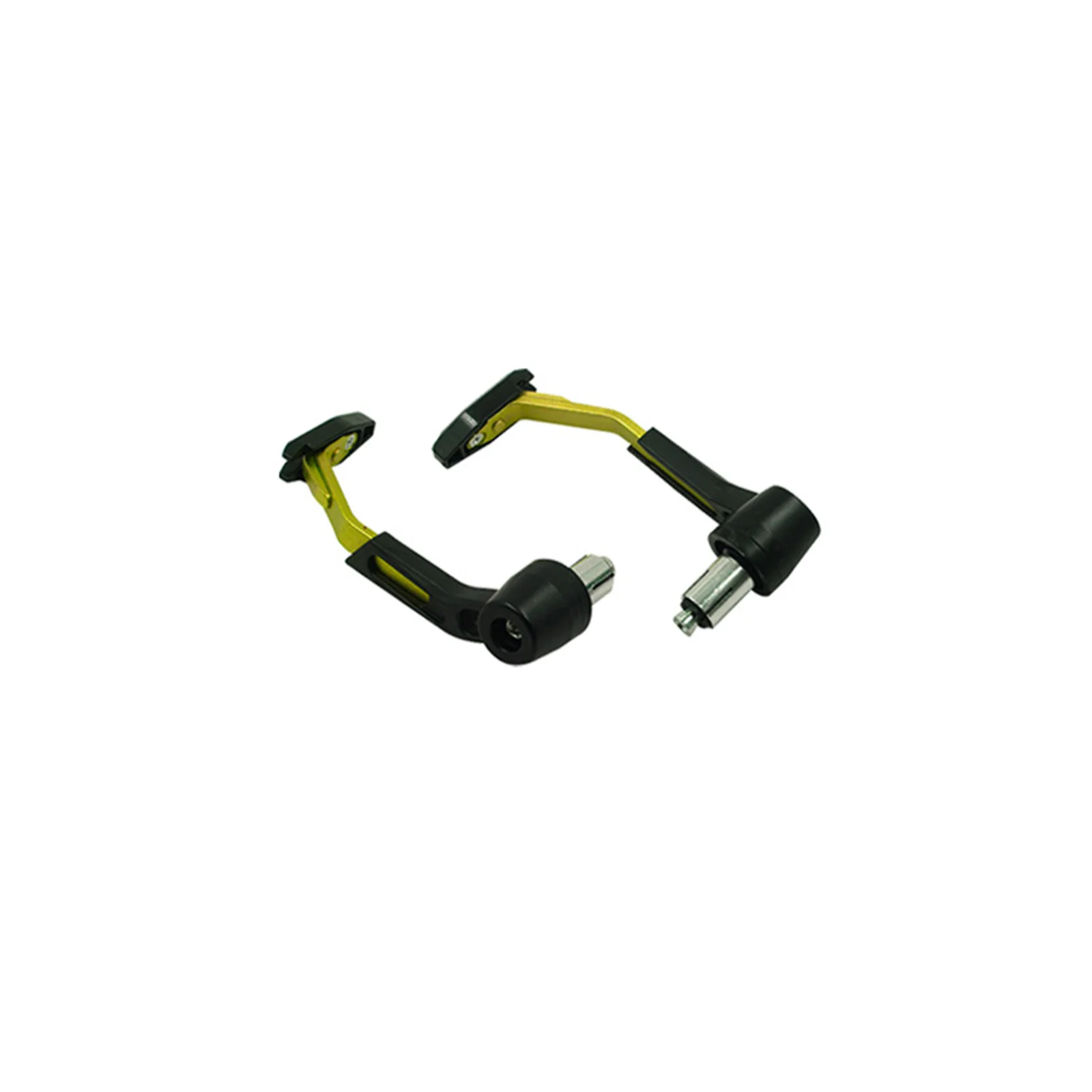 Manillar CNC para motocicleta amarillo y negro