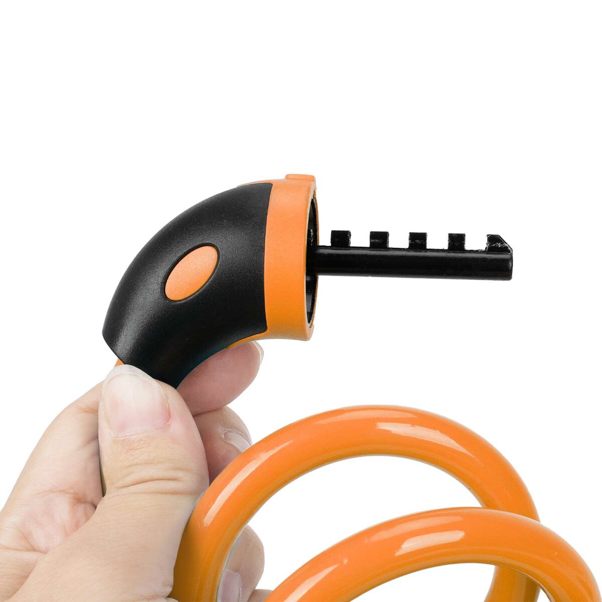 Candado de combinación naranja de cinco dígitos - Imagen 4