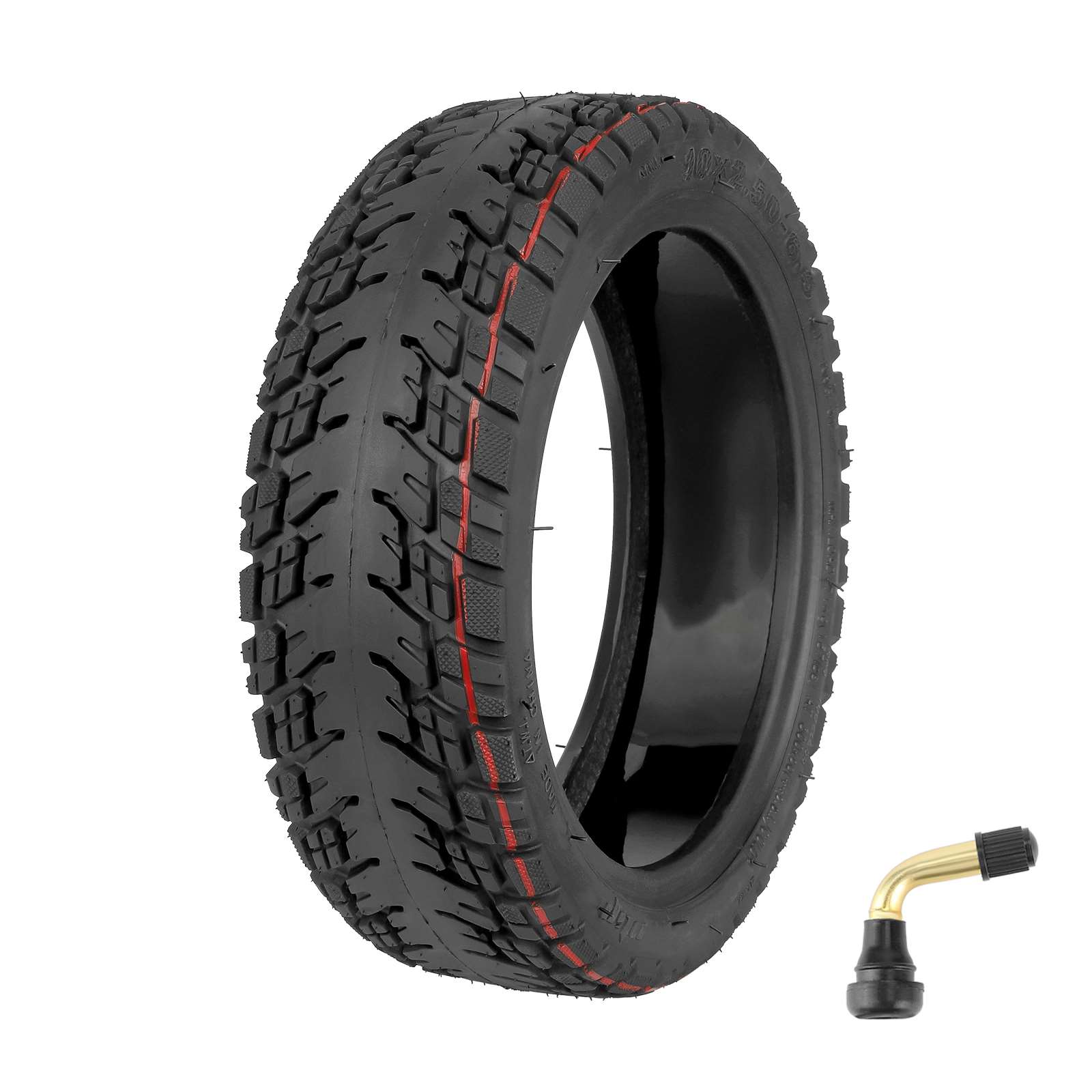 Neumático todoterreno sin cámara autorreparable Ulip 10*2.50-6.5 con válvula