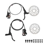 Kit de freno de disco hidráulico CORERIDE negro (izq. y der.) para bicicletas de montaña MTB y scooters eléctricos
