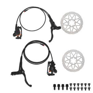 Kit de freno de disco hidráulico CORERIDE negro (izq. y der.) para bicicletas de montaña MTB y scooters eléctricos