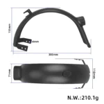 Guardabarros trasero con soporte delantero y gancho para patinete Xiaomi 4 Ultra - Imagen 2