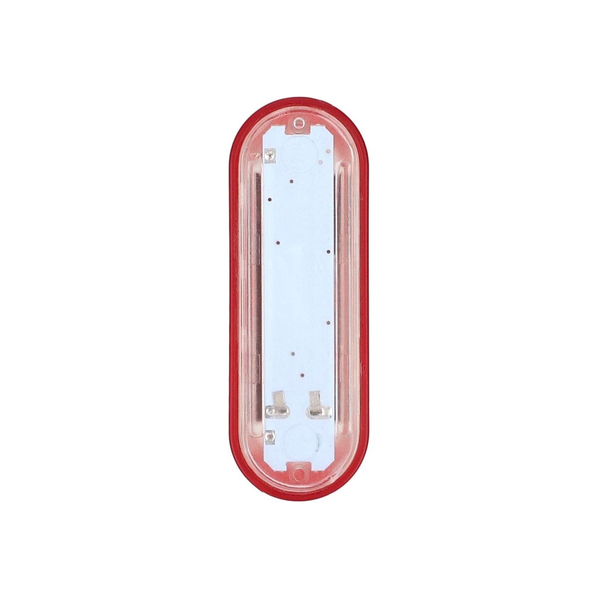 Luz trasera de advertencia solar para motocicleta con carcasa roja (luz roja) - Imagen 6
