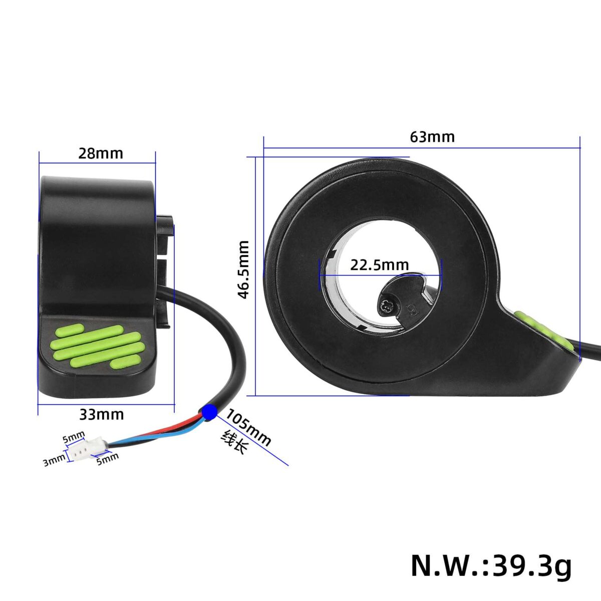 Freno verde para scooter Ninebot ES - Imagen 5
