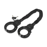 Candado de cadena de tela negra - Imagen 5