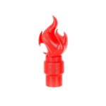 Cubierta antipolvo de la válvula del cabezal de la antorcha roja