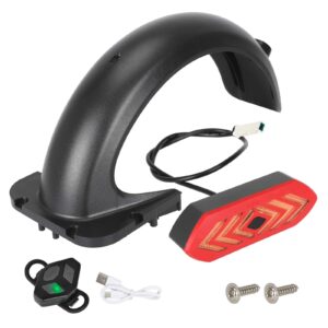 Luz trasera de intermitente Ulip con control remoto recargable y kit de guardabarros para scooter MaxG30