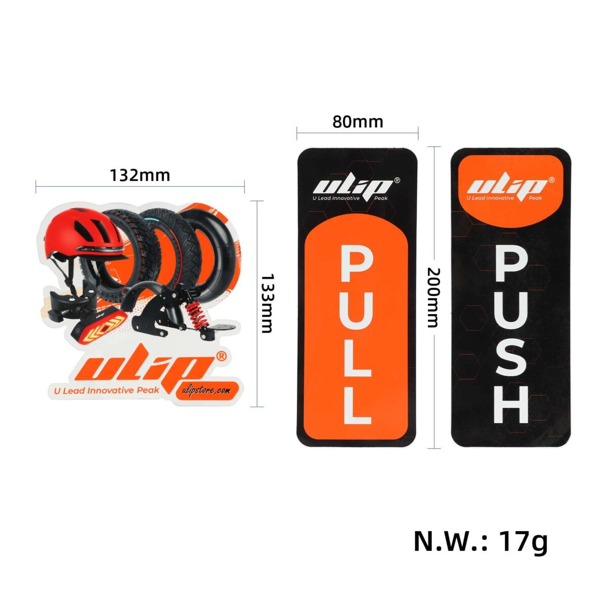 Pegatinas push-pull de Ulip + pegatinas de producto - Imagen 4