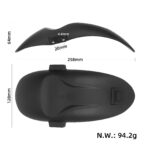 Guardabarros delantero negro para scooter DUALTRON 3/DT3 - Imagen 2