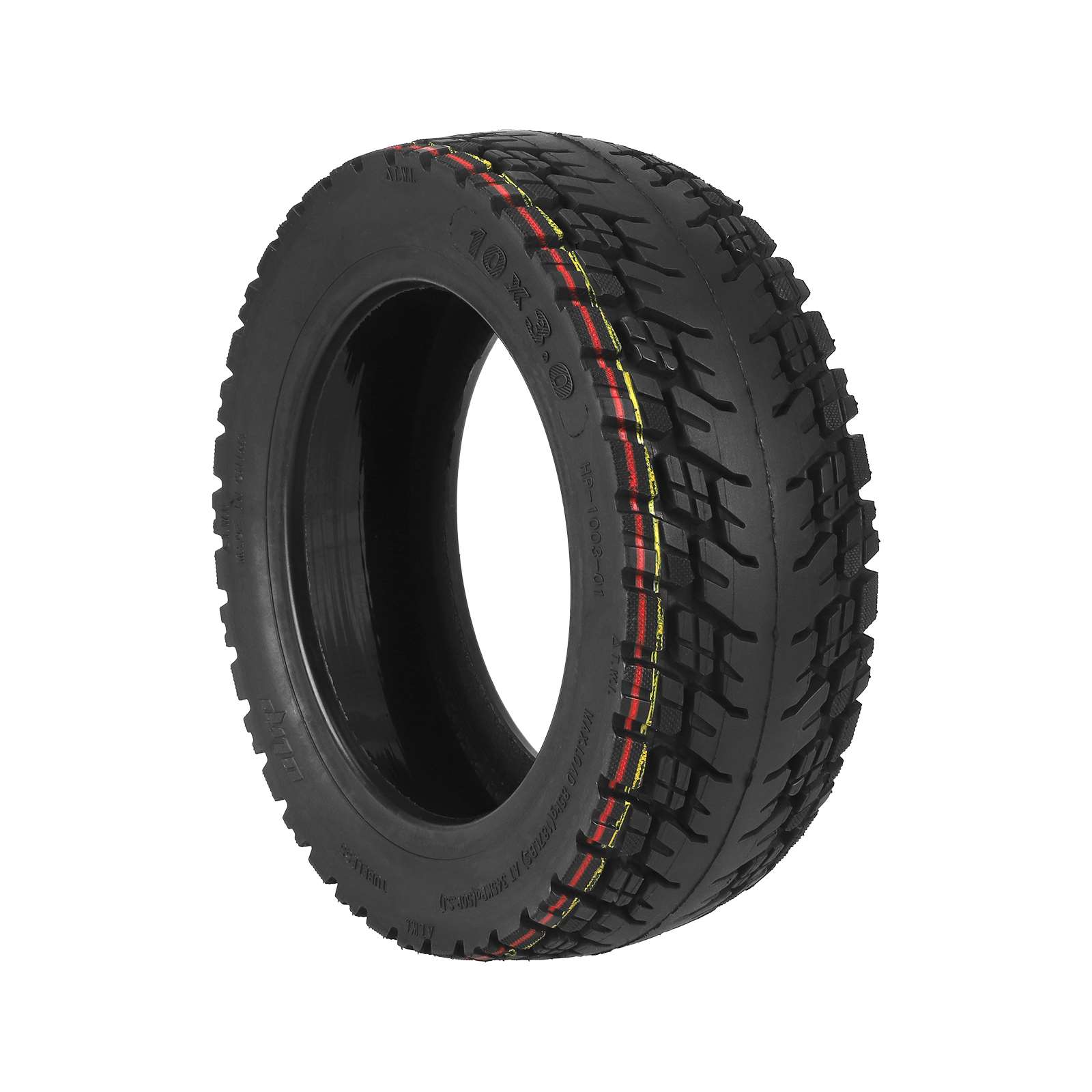 Neumático todoterreno sin cámara autorreparable Ulip 10*3 con adhesivo y válvula PVR50 - Imagen 5