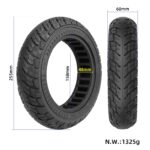 Neumático sólido Ulip negro 60/70-7.0 para patinetes Xiaomi 4 Pro - Imagen 2