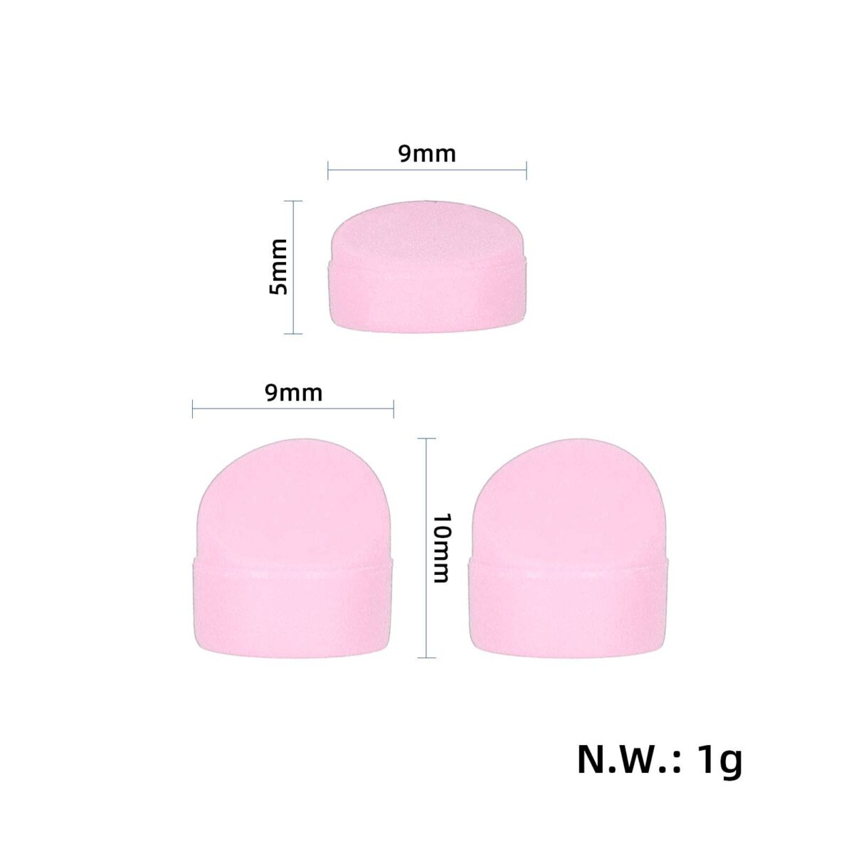 Tapón de silicona rosa nuevo para tornillos de guardabarros trasero para guardabarros Pro 2 nuevo - Imagen 6