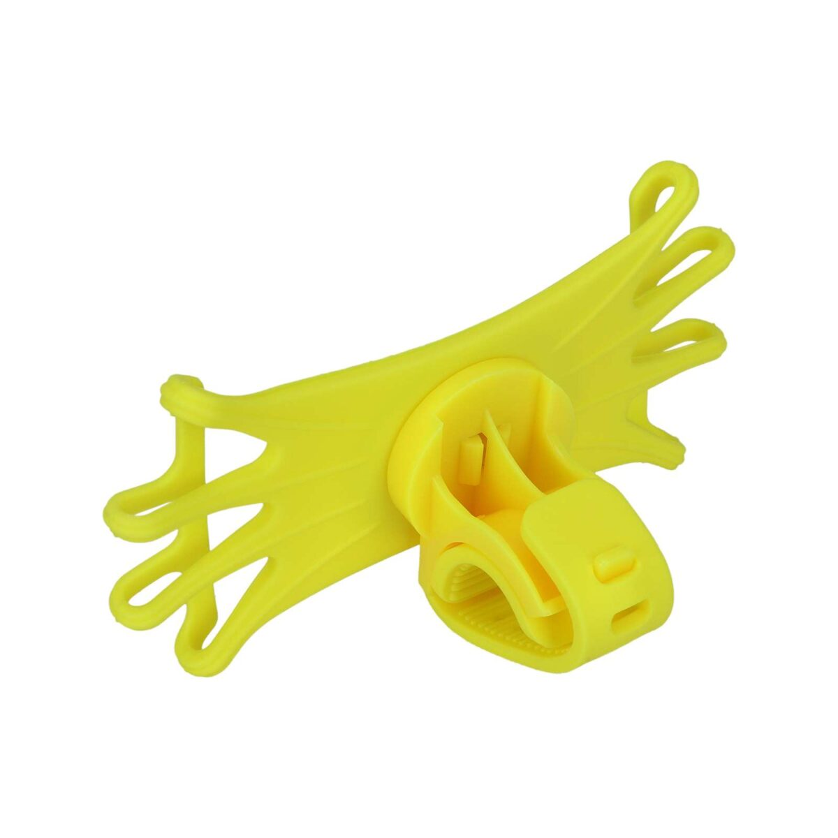 Soporte multifuncional de silicona para teléfono móvil amarillo - Imagen 3