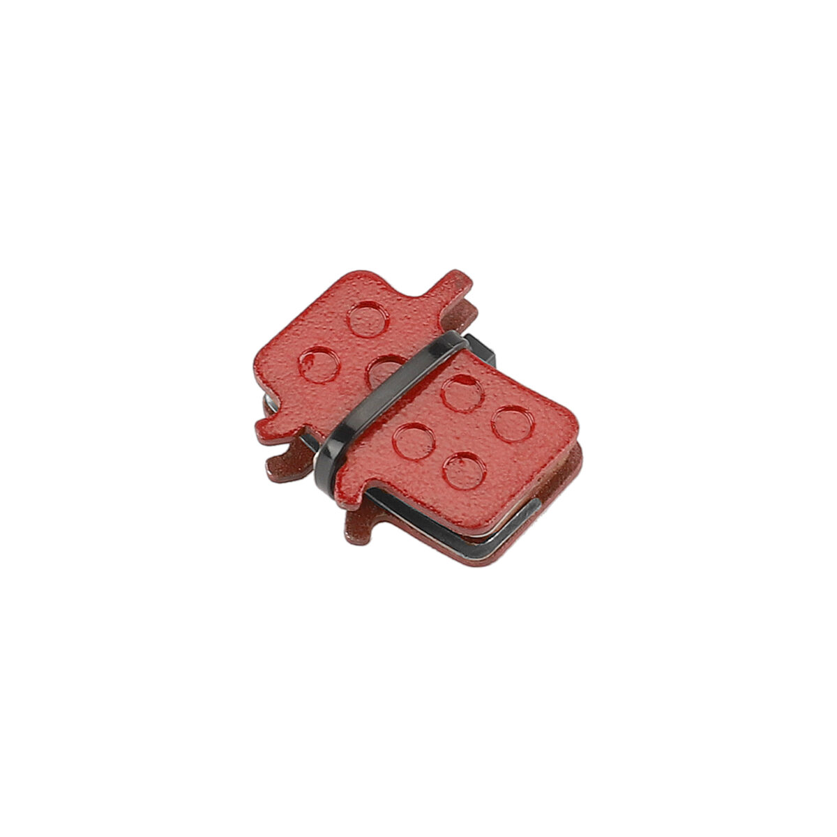Pastillas de freno semimetálicas rectangulares rojas T1 - Imagen 2