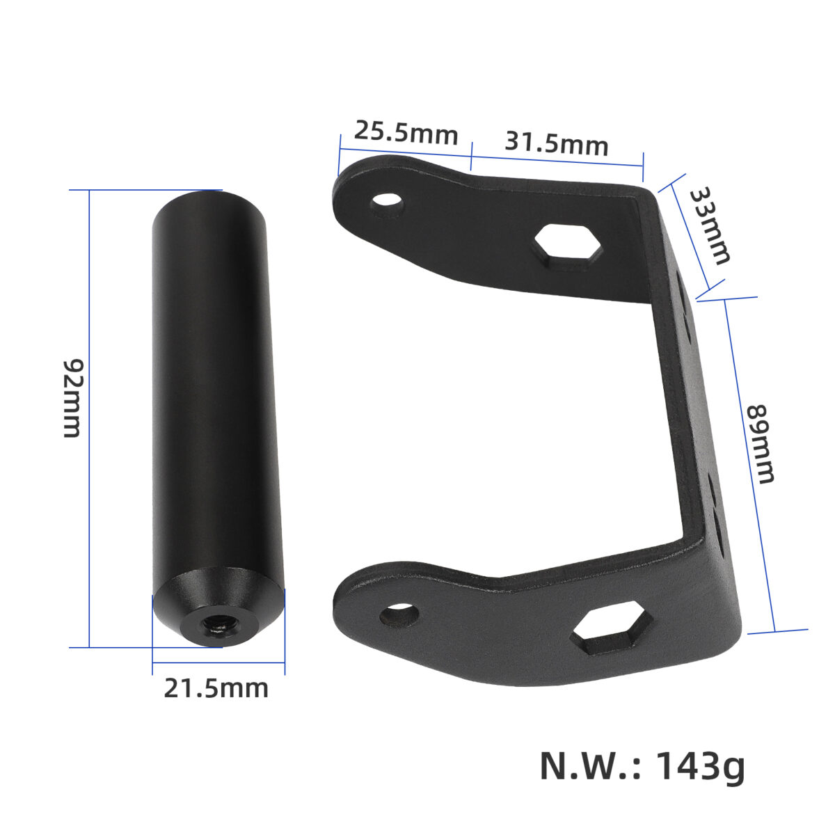 Manillar negro para patinetes Dualtron Victor Thunder ULTRA Eagle Spider - Imagen 5