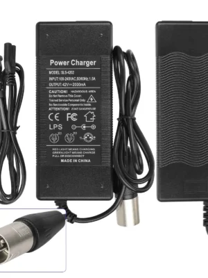 Cargador de 42 V 2 A con cabezal Kallon (enchufe estadounidense)