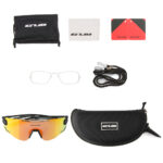Gafas de ciclismo GUB 6200 (Negro rojo) - Imagen 5
